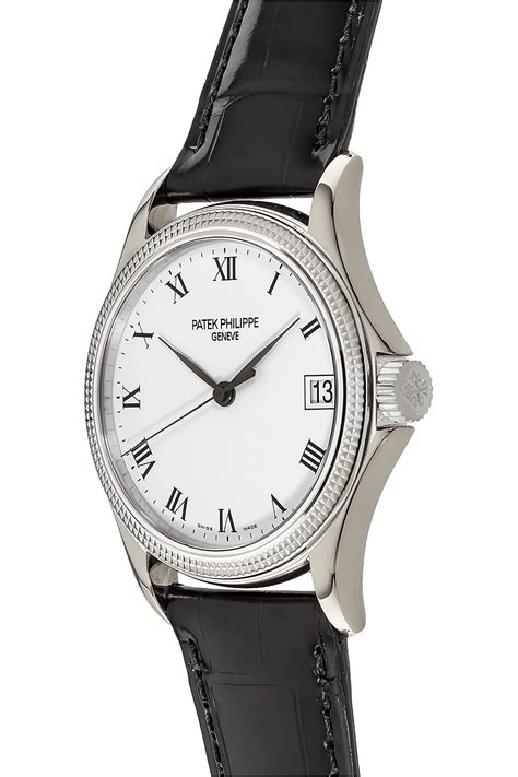 patek philippe calatrava 5117 g|Patek Philippe Calatrava white gold.